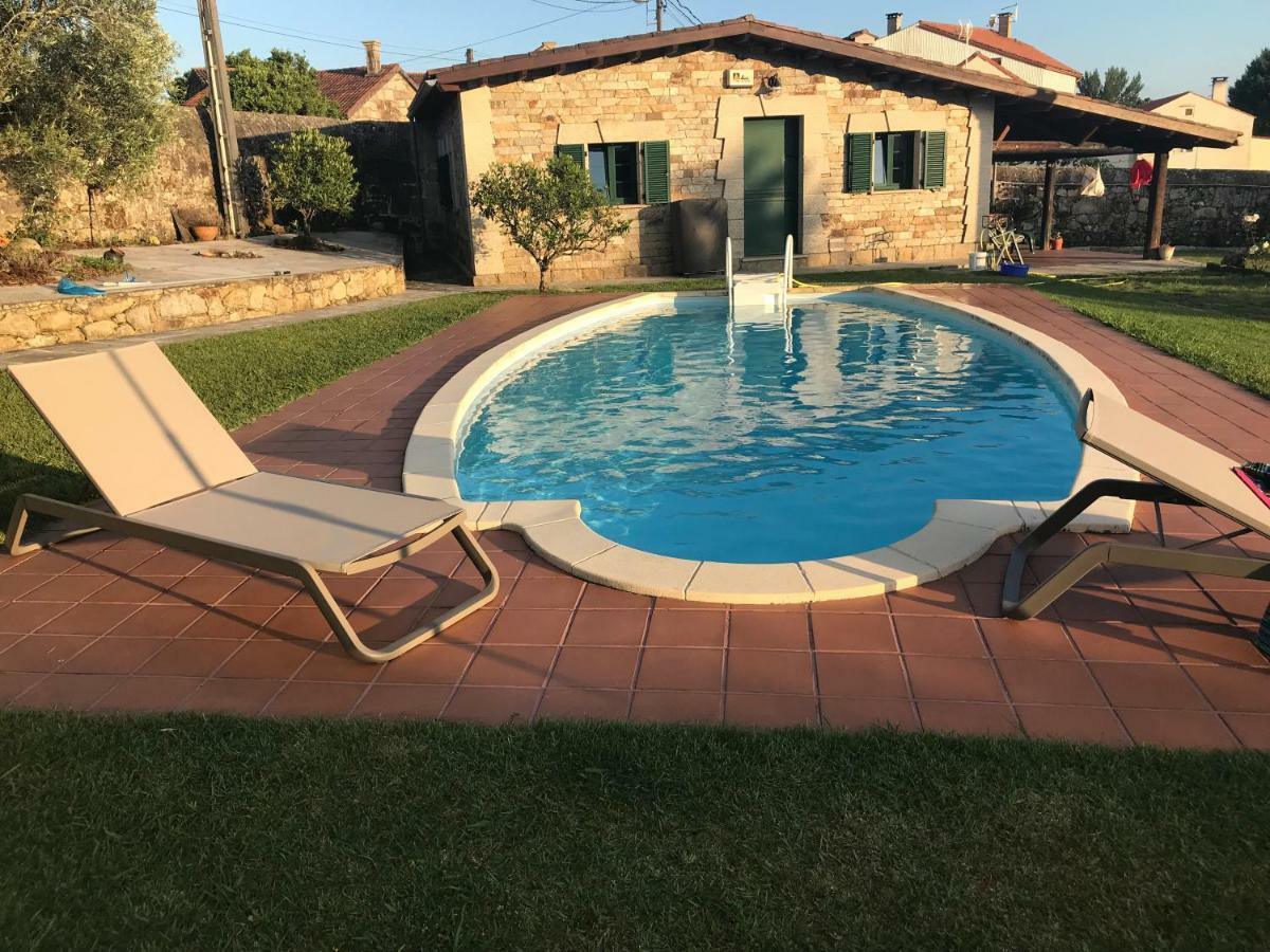 Casa Rustica Piscina, Apartadino Pobra Do Caraminal Luaran gambar