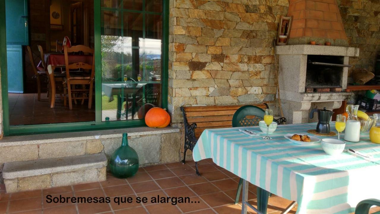 Casa Rustica Piscina, Apartadino Pobra Do Caraminal Luaran gambar